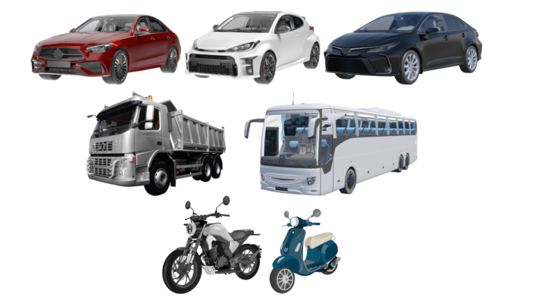 対応車種・普通車・軽自動車・バス・大型・バイク・原付・ハイブリッド・SUV・電気自動車