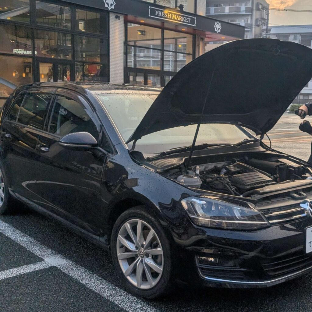 施工例｜バッテリーあがりトラブル車両の画像