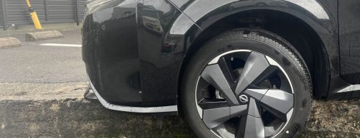 施工例｜脱輪した車両の画像